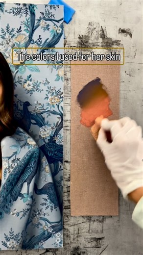 Sangita C Phadke on Instagram: "I used a combo of Rembrandt and unison soft pastel sticks. They blend together so well. The unison pastels are softer and more crumbly and the Rembrandt feel more like a drawing medium. I am working on pastel paper that feels like sandpaper. It can accept over 10 layers of pastel. When I am blending with my fingers I find it more satisfying to blend when there is more pastel on the paper. #colorpalette #portraits #artvideo"