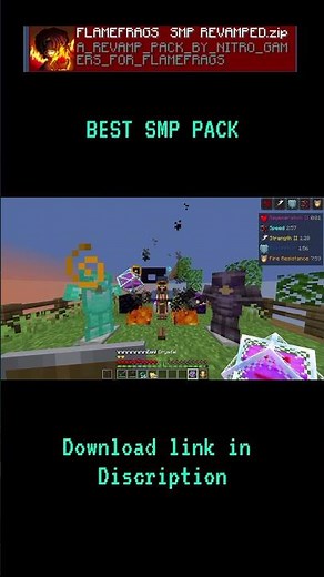 best smp texture pack flamefrags revamped #minecraft #texturepvp #gaming #niteogamers#trending