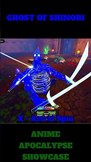 Ghost Of Shinobi Showcase #animeapocalypse #naruto #roblox