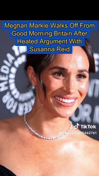Meghan Markle Walks Off From Good Morning Britain After Heated Argument With Susanna Reid #drama #tv #meghanmarkle