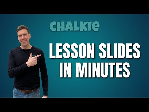 Create Lesson Presentations in Minutes with Chalkie AI (For Teachers)