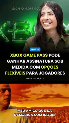 Xbox Game Pass pode ganhar assinatura sob medida ! #gamer #games #xbox
