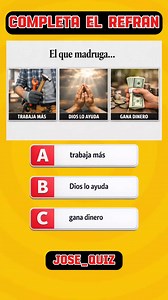 Completa el Refrán: Adivinanza de Refranes para Jugar