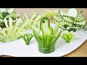 CUCUMBER DECORATION Easy | BUFFET Table Decoration & Presentation