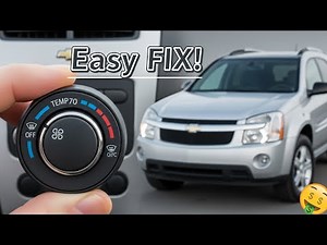 How to Replace Heater & AC Control Panel | Chevy Equinox & Pontiac Torrent (2005-2009)
