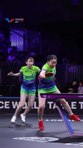 Some partnerships just click! 🤩🤝☺️ #USSmash #TableTennis