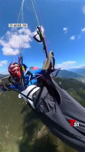 Parapentista escapa de la muerte tras choque con avioneta