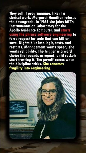 Margaret Hamilton vs. “Clerical Work” — How She Made “Software Engineering” Real