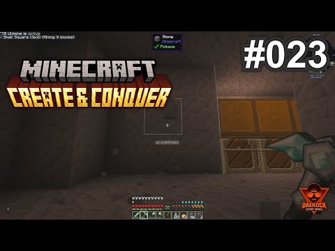 Create and Conquer - E023 [DE] Tunnel-Drill & Brass-Automation 🔧 #Create