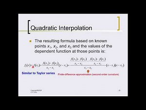 Numerical Methods ch17: Newton interpolation