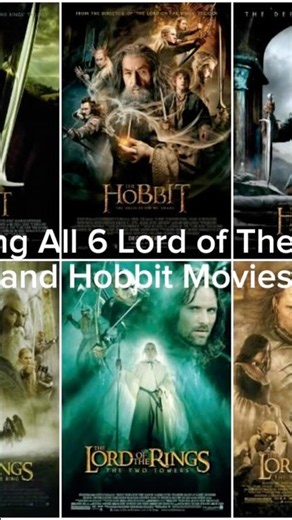Ranking All 6 Lord of The Rings & Hobbit Movies!!!