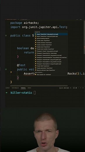 The Great Static Imports #java #shorts #coding #airhacks
