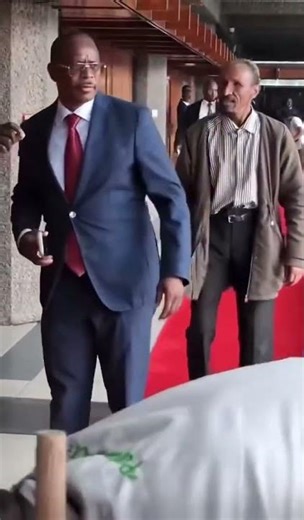 Who Let Him In? Weird Man Steals Spotlight at State Function 🤯 #thenationaldesk #teamjoe