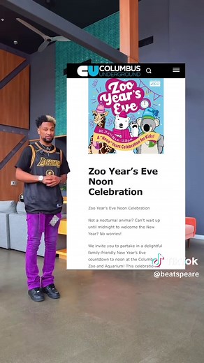 Where Tf The Function Columbus! Happy New Year! 2️⃣0️⃣2️⃣6️⃣🎆💃🕺🪩🍸 December 31st - January 1st, 2nd 3rd & 4th - Zoo Year’s Eve 🐒🦍🦁🐘🎇🥳 Where: @Columbus Zoo and Aquarium (4850 W. Powell Rd.) When: Wednesday December 31st 11am-12:30pm - New Year’s Eve at COSI 🌇🎇🎉🍾 Where: COSI (333 W. Broad St.) When: Wednesday December 31st 10am-7pm - New Year’s Eve Tasting at @Wineonhigh 🎆🍷🥳🎊 Where: Wine On High (789 N. High St.) When: Wednesday December 31st 5pm-7pm or 8pm-10pm - @Columbus Blue