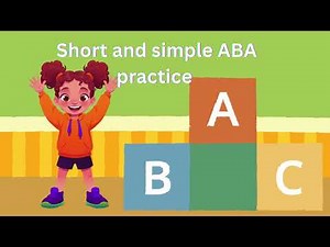 ABA Follow Along with Cards - Point to Cards 123 ABC Autism -- Applied Behavioral Analysis Style