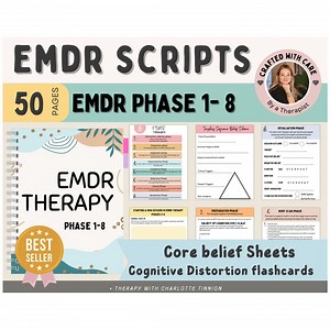 EMDR Script Phase 1-8, Eye Movement Psychotherapy, EMDR Equipment, EMDR Worksheets, Trauma Worksheets, Desensitization and Reprocessing,sel - Etsy