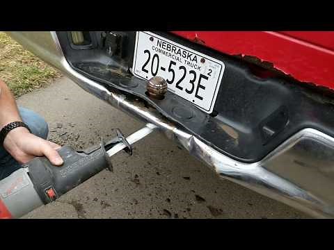 How to fix a rusted on trailer ball.