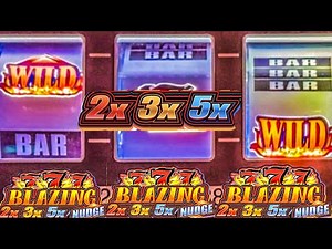 Blazing 777 3X4X5X Nudge 3 Reel Slot