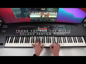 Roland FANTOM Piano Demo