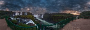 Iguazu Falls lookout 360 Panorama | 360Cities