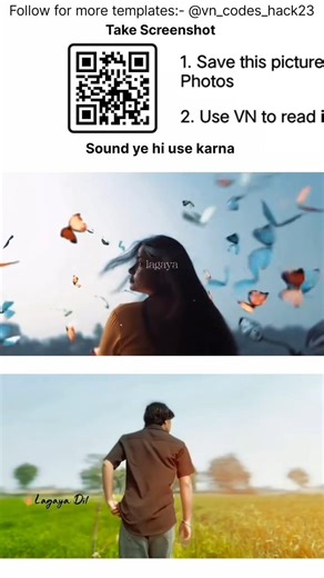 ❤️Trending VN Code Template | Instagram Trending Love Template | How To Use VN CodeTemplate #vncode​
