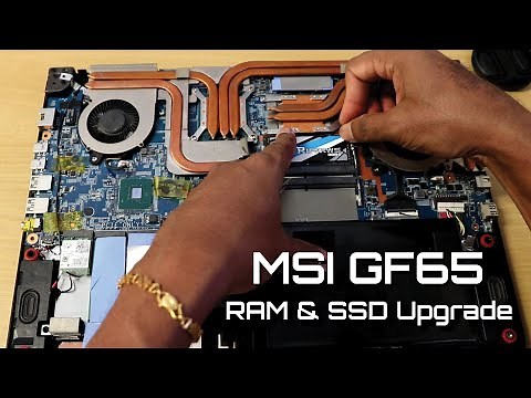 MSI GF65 Disassembly | NVMe SSD & RAM Upgrade [Step-by-Step Guide 2025] #laptopupgrade