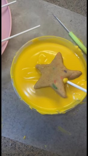 Hand-Painted Super Mario Goomba Cake Pops for Small Business Baker