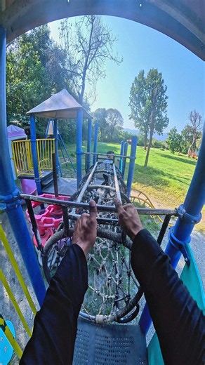 playground parkour free run POV #shortsfeed #slide