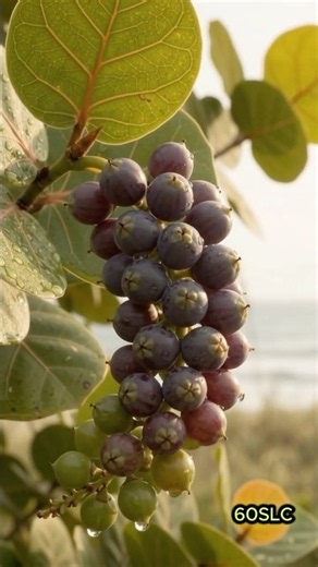 🌿 How a Sea Grape Plant Grows From Seed to Ripe Fruit | 60-Second Nature Timelapse 4K