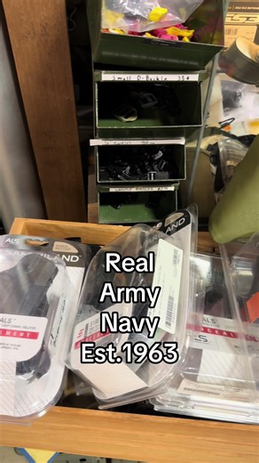From vintage hard to find #militarysurplus to modern #tactical gear we’ve got it! #RealArmyNavy #omahassurplus