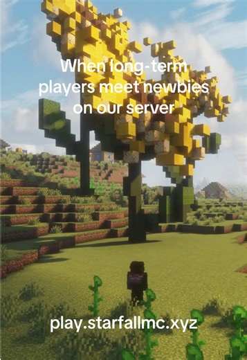 All players are welcome on the Starfall SMP, regardless of experience! Join us today! #minecraft #minecraftmemes #minecraftserver #minecraftsmp #smp