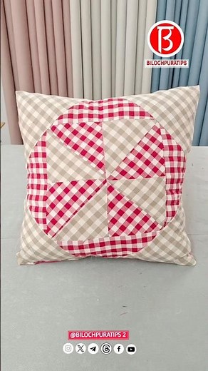 How to Make Patchwork Pillow Tutorial Part 1722