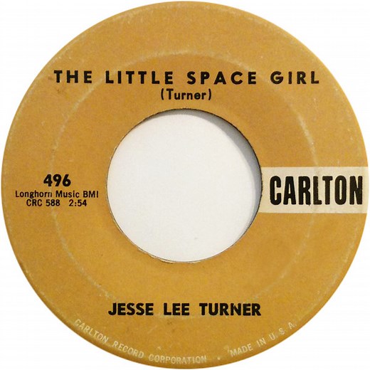 Jesse Lee Turner - The Little Space Girl / Shake, Baby, Shake