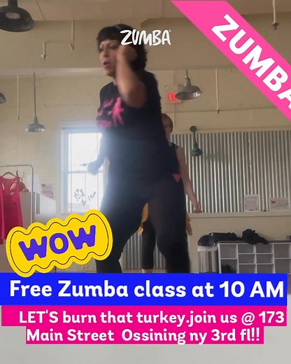 This Saturday!! FREE Zumba class!!! Let’s get physical and burn some of that turkey! Join me be a Zumba dancer FREE at 10 AM | Salsera Millie