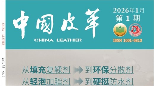 中国皮革，国家级知网月刊，25-26年最新统计源科技核心期刊，向社会各界征皮革相关学术稿件，投稿稿件最好带省级以上相关基金课题