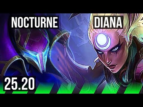 NOCTURNE vs DIANA (JGL) | 11/1/11, Legendary | EUW Grandmaster | 25.20
