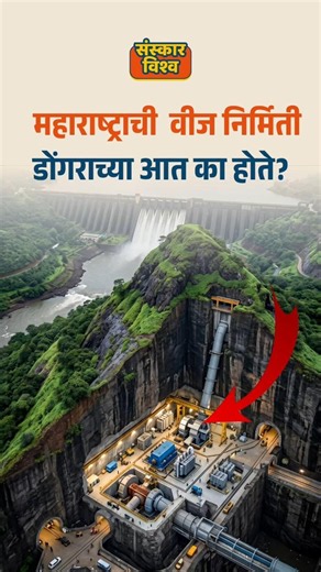 Koyna Dam 😮 | महाराष्ट्राची सर्वात मोठी वीज निर्मिती डोंगराच्या आत का होते?