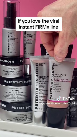 Welcome the NEW star of the viral #PeterThomasRoth Instant FIRMx® collection! ✨Instant FIRMx® Glow-Filter Priming Serum - Instantly illuminates & defines the look of skin 🧬 clinically proven to sculpt the look of skin over time. Available to shop now at @sephora in-store and online. #skincare #newproduct #instantfirmx #firmxprimer #firmx #viralskincare #tiktokbeauty #skintok