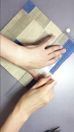 モシの小さな #ポジャギ #サムソル #折り重ねはぎ 本編動画で解説してます