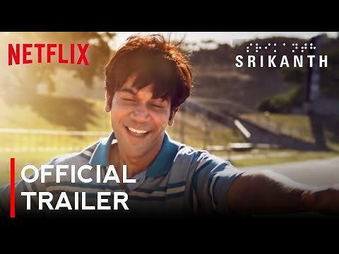 Srikanth (2024) - Official Trailer | Rajkummar Rao, Jyotika, Alaya F & Sharad Kelkar | Netflix India