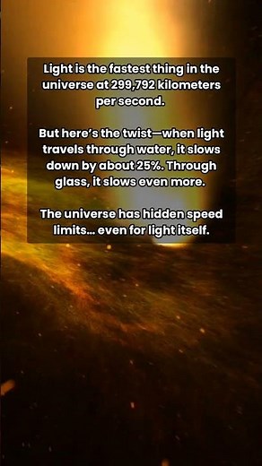 Why Light Slows Down in Water and Glass 🌌✨