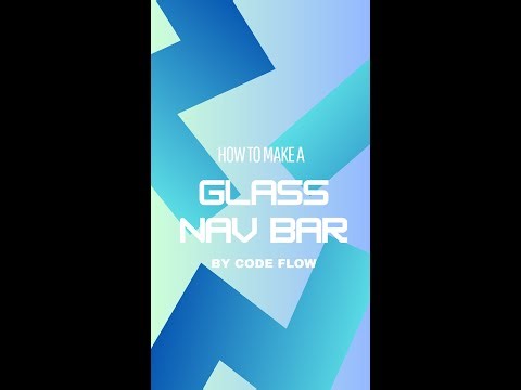 Glassmorphism Navbar preview! ✨