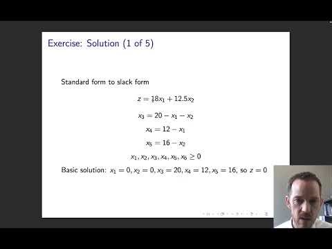 Simplex Exercise
