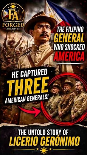 The Filipino General Who Shocked America | The Untold Story of Licerio Gerónimo 🇵🇭 #shorts