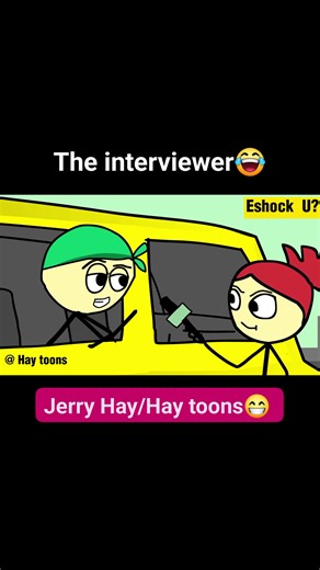 53K views · 2.1K reactions | The funny interviewer- Jerry Hay/Hay toons (Throwback) #haytoons #jerryhay #cartoons #funny #Ghana #Accra #Kumasi #Animation #cartoon #trends #viral #Nigeria #viral #funniest #trending #funnysound #Ricoanimation #ghenghenJokesThrowback | Jerry Hay/Hay toons | Facebook