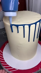 Watch me make this football cake, including, assembling a fondant scarf and drips. This cake would work well for any team, you just need to change the colours ???? #footballcakeidea #rangersfootball | Debbiescakesbakes