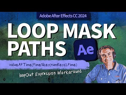 How To Use ValueAtTime Expression To Loop Mask & Shape Paths in After Effects