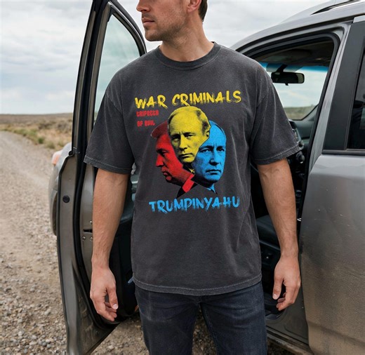 Trumpinyahu Shirt, Anti Trump Putin Netanyahu Shirt, Political Parody Tee, Stop War Protest Shirt - Etsy