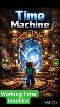 I Built a REAL Time Machine in Minecraft… 😳⏳#minecraft #shorts #gaming