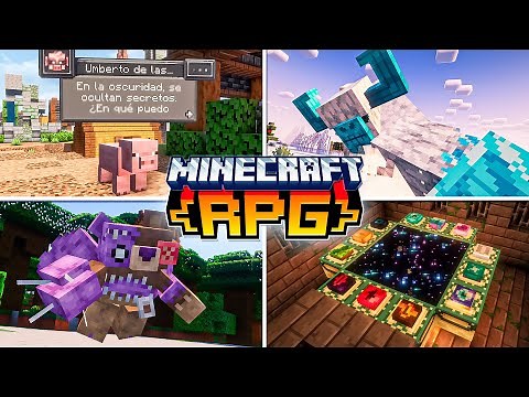 TOP 10 MEJORES mods RPG para MINECRAFT - 1-20.1 - 1.21.1